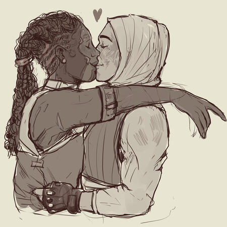 Sketch - Waist Up - 2 characters